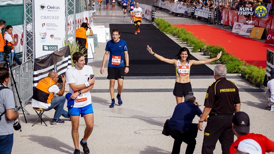 M. José-Chegada meta maratona