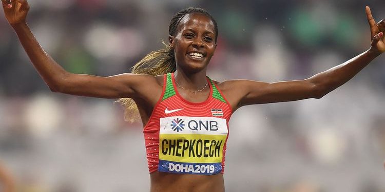 Como Beatrice Chepkoech campe mundial dos 3.000 m obst culos