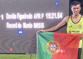 Davide Figueiredo bate recorde mundial dos 5.000 m no escalão M55