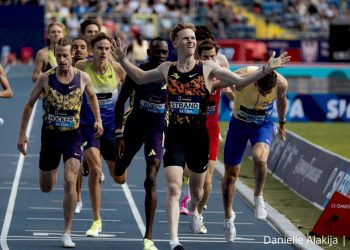 Isaac Nader (9º) e Patrícia Silva (12ª) nos 1.500 m do Meeting da Silésia