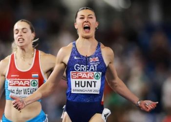 Europeu de Birmingham: Britânica Amy Hunt faz dobradinha nos 100 m e 200 m