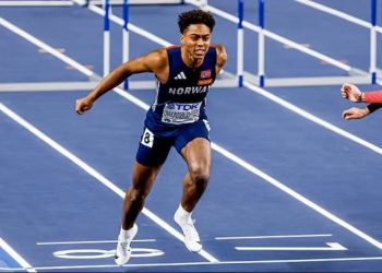 Norueguês Anthony Johnsen bate recorde europeu Sub-20 dos 110 m barreiras que pertencia desde 1986 a Colin Jackson