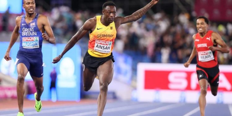 Alemão Owen Ansah, campeão europeu dos 200 m, enfrenta uma suspensão de quatro anos