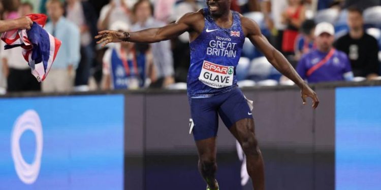 Europeu de Birmingham: Britânico Romell Glave coroado rei da velocidade