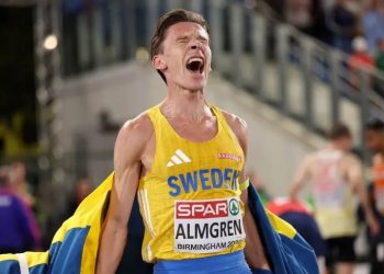 Europeu de Birmingham: Andreas Almgren (10.000 m) e Julian Weber (dardo) brilham com mais recordes a serem batidos