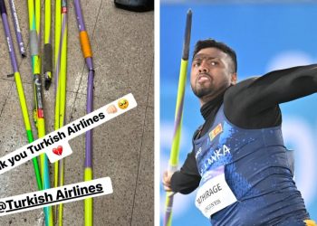 O melhor atleta do ano no lançamento do dardo descobre ter os seus dardos partidos após viagem de avião e processa a Turkish Airlines