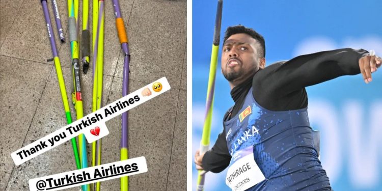 O melhor atleta do ano no lançamento do dardo descobre ter os seus dardos partidos após viagem de avião e processa a Turkish Airlines