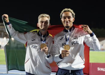 Omar Elkhatib (400 m) e José Carlos Pinto (5.000 m) com medalhas de ouro nos Jogos do Mediterrâneo
